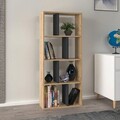 Corp biblioteca, Arnetti, Wendy, 60x140x25 cm, PAL, Stejar / Antracit