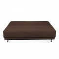 Canapea Extensibila Roma Lux Dark Chocolate 205x90x86 cm + lada de depozitare, maro