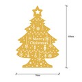 Decoratiune de luminoasa XMASGOLD-031, Tanelorn, 70x100 cm, metal, auriu