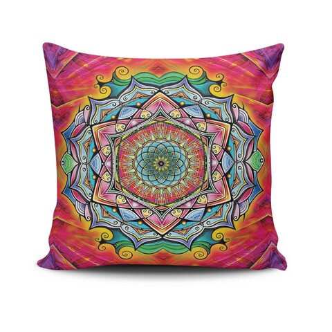 Perna, MANDALA-37, 43x43 cm, 50% bumbac / 50% poliester, Multicolor