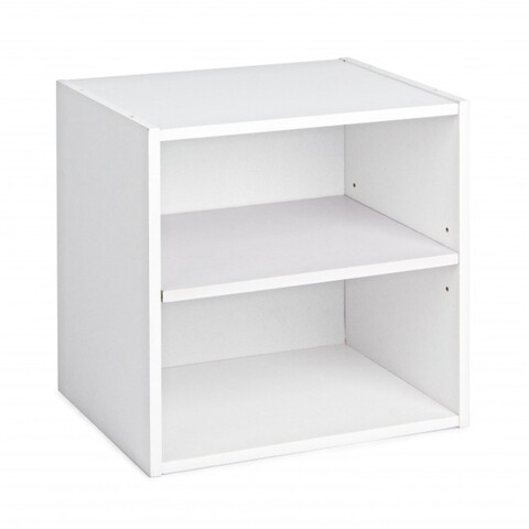 Raft modular, Composite Cube Shelf, Bizzotto, 35x29.5x35 cm, PAL laminat/MDF, alb