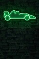 Decoratiune luminoasa LED, Formula 1 Race Car, Benzi flexibile de neon, DC 12 V, Verde