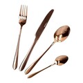 Set tacamuri 16 piese Abele, Homla, inox tip 430, bronz