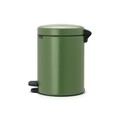 Cos de gunoi cu pedala, Brabantia, Icon Moss Green, 5 L, inox, verde