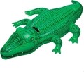 Saltea gonflabila pentru plaja Intex Ride On Crocodile, 168x86 cm, neopren, verde