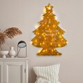 Decoratiune de luminoasa XMASGOLD-031, Tanelorn, 70x100 cm, metal, auriu