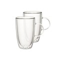 Set 2 cani cu perete dublu, Villeroy & Boch, Artesano Hot Beverages XL, 440 ml, sticla borosilicata