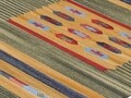 Covor Kilim, Country 236, Baketo, 100% bumbac, lucrat manual, 60x90 cm