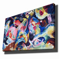 Tablou decorativ, 70100KANDINSKY029, Canvas , Lemn, Multicolor