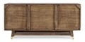 Bufet inferior Dhaval, Bizzotto, 160x40x75 cm, lemn de mango/MDF