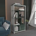 Corp biblioteca, Zena Home, Valero, 60x120x29.6 cm, PAL, Verde/Alb