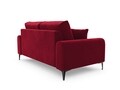 Canapea, Madara, Mazzini Sofas, 2 locuri, 172x102x90 cm, catifea, rosu vin