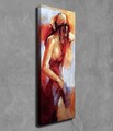 Tablou decorativ, PC199, Canvas, Lemn, Multicolor