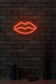 Decoratiune luminoasa LED, Lips, Benzi flexibile de neon, DC 12 V, Rosu