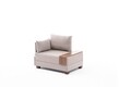 Fotoliu Fly Armchair Left, Balcab Home, 100x80x75 cm, lemn, crem