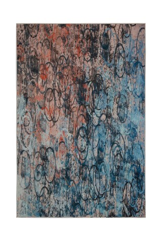 Covor de hol, Lyle, 100x150 cm, Poliester, Multicolor