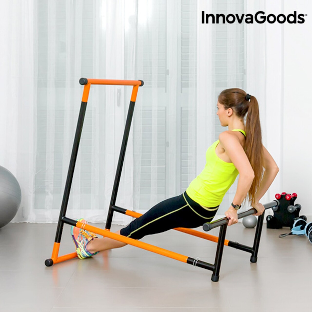 Aparat pentru tractiuni si fitness cu ghid de exercitii InnovaGoods - 1 | YEO