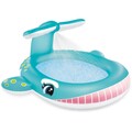 Piscina gonflabila pentru copii Whale, 200 L, 201x196x91 cm, polivinil, multicolor