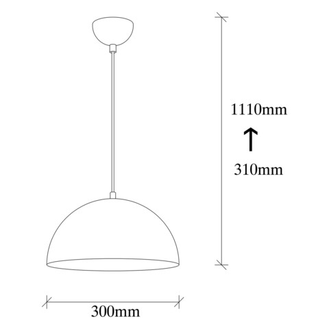 Lustra Sivani MR - 721, Opviq, 30 x 111 cm, 1 x E27, 40W, negru/auriu