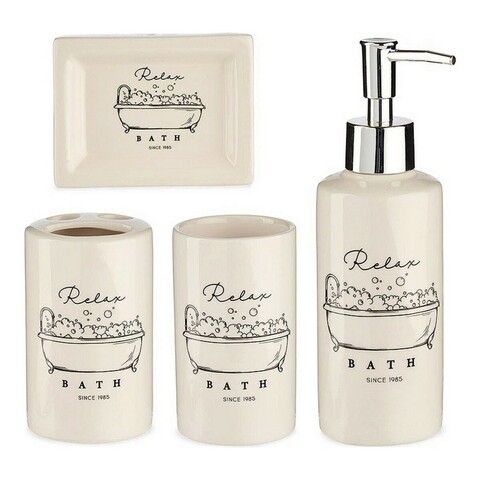 Set de baie 4 piese Relax Bath, Berilo, ceramica