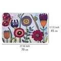 Covoras de baie, Wenko, Bloom, 45 x 70 cm, poliester, multicolor