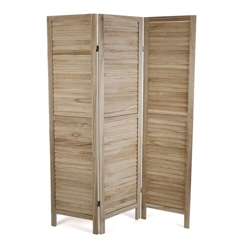 Paravan decorativ Alma, Versa, 120x170 cm, lemn, natural