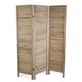 Paravan decorativ Alma, Versa, 120x170 cm, lemn, natural