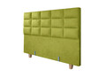 Pat matrimonial, Stockholm, Cubic E, 180x200 cm, saltea tip Pocket, topper memory, Verde