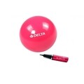 Set minge de pilates si pompa 267DLT1323, Delta, Ø20 cm, PVC, roz