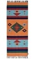 Covor Kilim, Country Modern 346, Baketo, 100% bumbac, lucrat manual, 60x200 cm