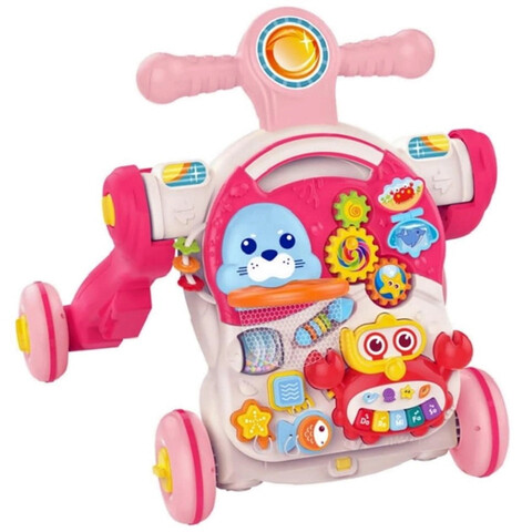 Premergator, 4 in 1 Baby Walker, HE0827, 12M+, plastic, multicolor