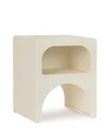 Noptiera Creamy, Bizzotto, 39.5x35x48.5 cm, MDF, alb