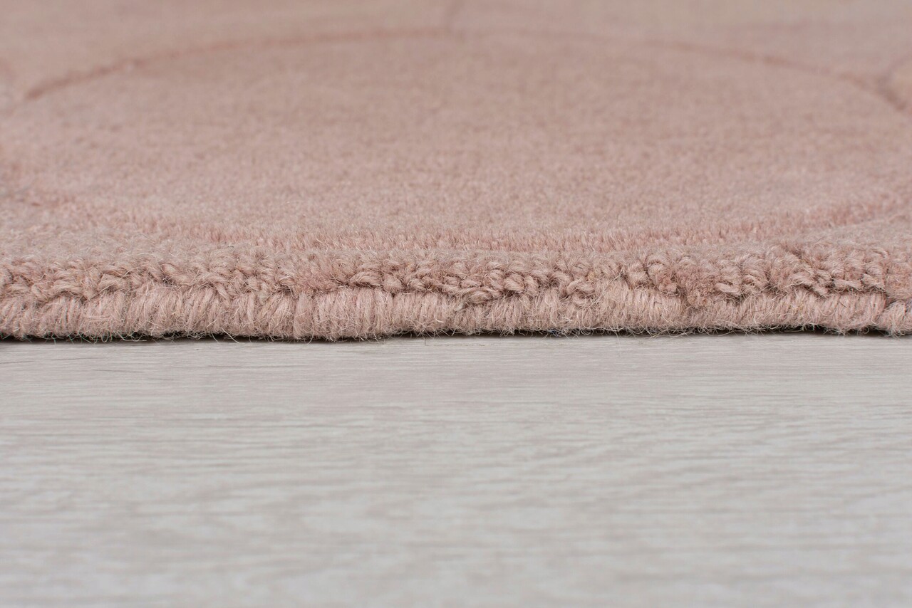 Covor Gigi Blush Pink, Flair Rugs, 160x230 cm, lana, roz pudra