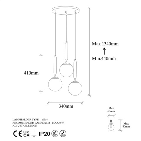 Lustra, Fulgor, 942FLG1474, Metal, Auriu