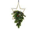 Decoratiune suspendabila Star, Everlands, D27x45 cm, PVC/metal, verde