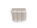 Modul canapea 1 loc fara cotiere, Lupine, Micadoni Home, BL, 90x87x70 cm, catifea, bej