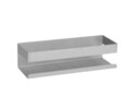 Suport accesorii baie, Wenko, Turbo-Loc, Genova Matt, 30 x 8 x 10.5 cm, inox, gri