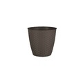 Ghiveci Rattan 29 cm, moka