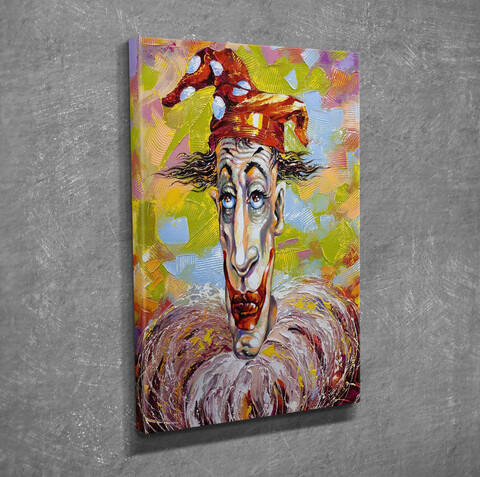 Tablou decorativ, DC085, Canvas, 30 x 40 cm, Multicolor