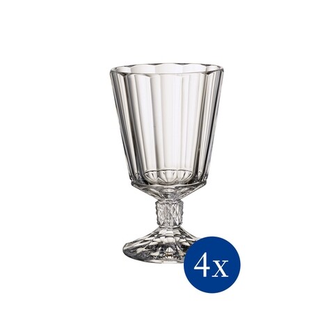 Set 4 pahare de vin rosu, Villeroy & Boch, Opera, 265 ml, sticla cristal