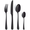 Set tacamuri 24 piese, Amefa, Austin PVD Black, inox, negru