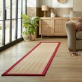 Covor Kira Jute Red, Flair Rugs, 60x230 cm, iuta/poliester, rosu