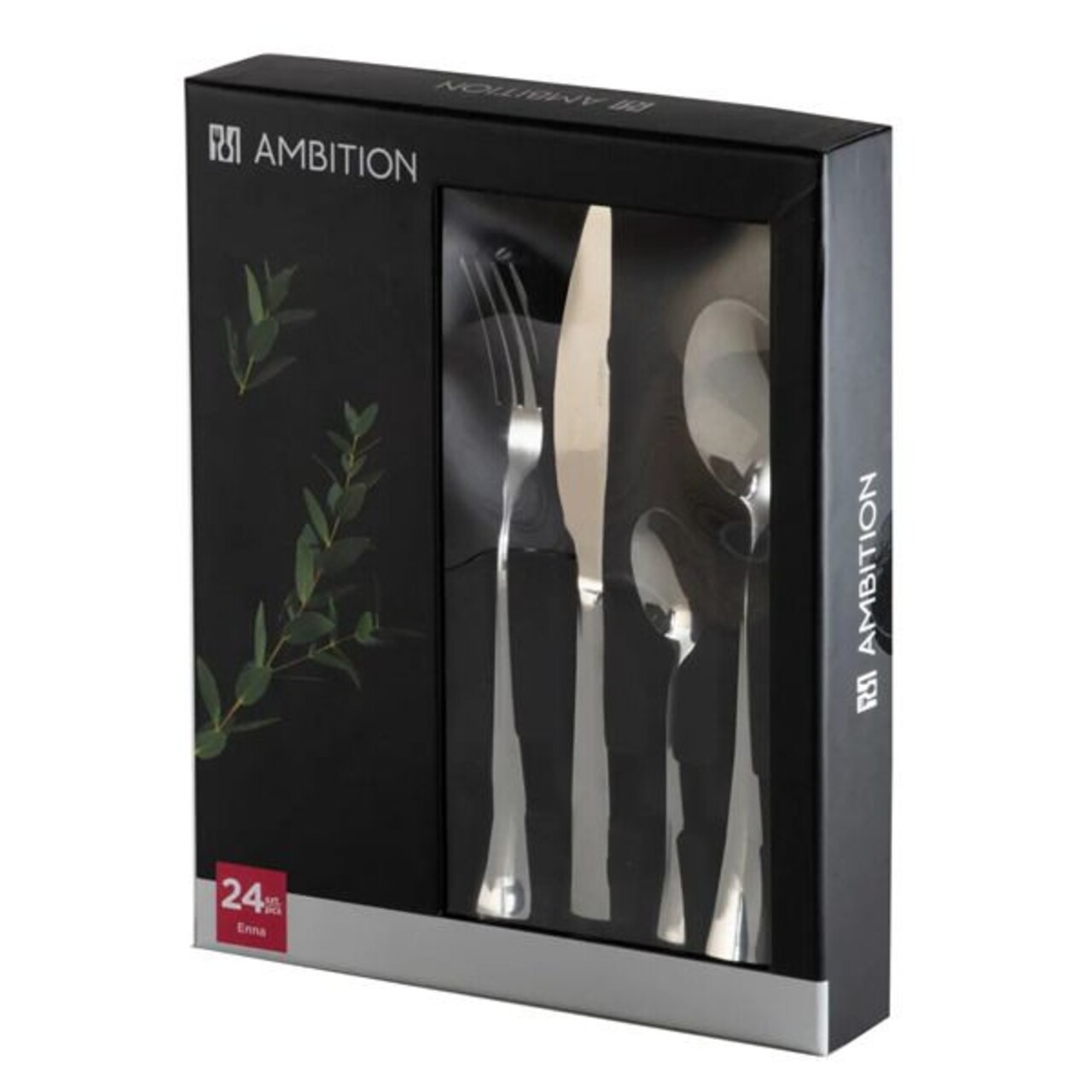 Set tacamuri 24 piese Enna, Ambition, inox, argintiu - 2 | YEO