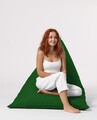 Fotoliu puf, Bean Bag Ferndale, Pyramid Bed, 145 cm, poliester impermeabil, verde