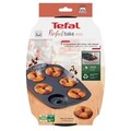 Forma de copt mini gogosi, Tefal, PerfectBake J5734602, 21 x 29 cm, aluminiu reciclat, negru/maro