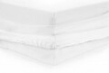 Cearceaf de pat cu elastic White Heinner, 140x200 cm, 100% bumbac, alb