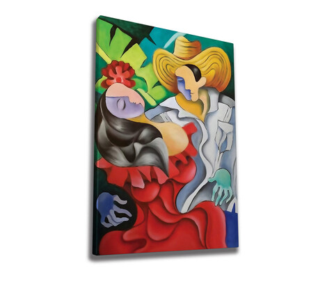 Tablou decorativ, WY213 (50 x 70), 50% bumbac / 50% poliester, Canvas imprimat, Multicolor
