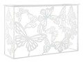 Consola Butterfly, Mauro Ferretti, 121.5x41x81 cm, fier, alb/auriu