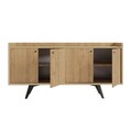 Consola, Mod Design, Lizbon, 150x75x40 cm, Stejar