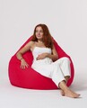 Fotoliu puf, Bean Bag, Ferndale Premium XXL, 115 x 130 cm, poliester impermeabil, rosu